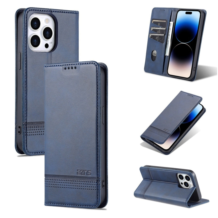 Custodia portafoglio in pelle per iPhone 14 Pro
