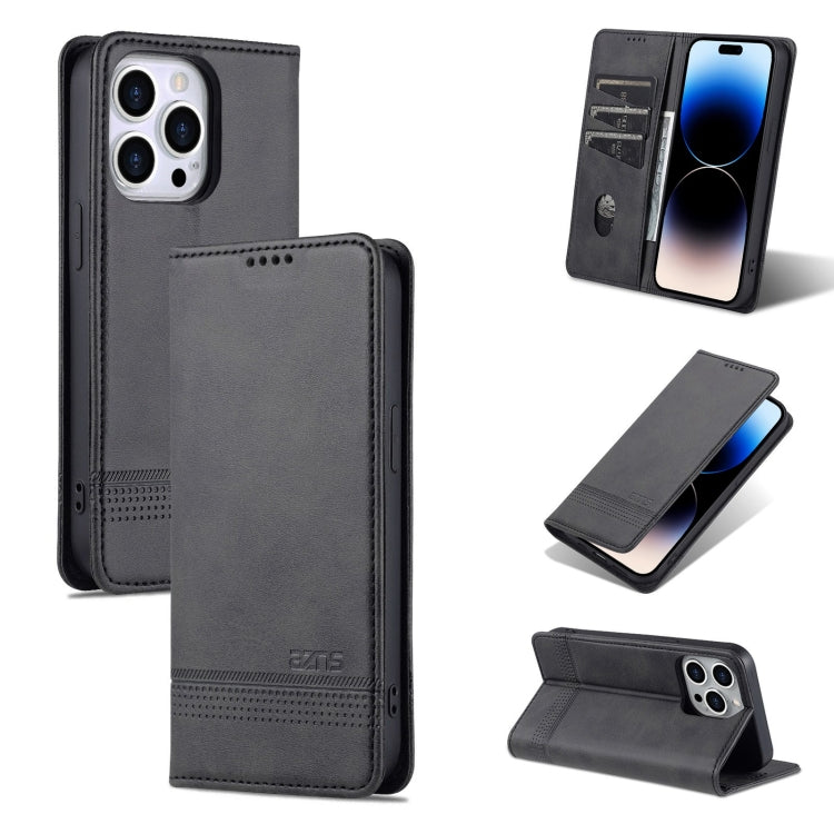 Custodia portafoglio in pelle per iPhone 14 Pro
