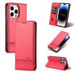Custodia portafoglio in pelle per iPhone 14 Pro