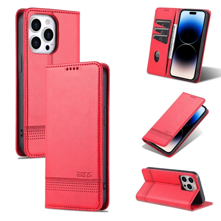 Custodia portafoglio in pelle per iPhone 14 Pro