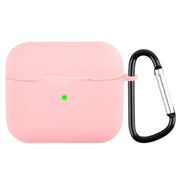 Custodia protettiva in silicone per auricolari wireless con moschettone, with Carabiner Wine Red, with Carabiner Dark Green, with Carabiner Sky Blue, with Carabiner Pink, with Carabiner Thin Persimmon, with Carabiner Light Purple                       ...