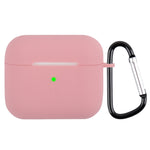 Custodia protettiva in silicone con moschettone per AirPods 3