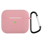 Custodia protettiva in silicone per auricolari wireless con moschettone, with Carabiner Wine Red, with Carabiner Dark Green, with Carabiner Sky Blue, with Carabiner Pink, with Carabiner Thin Persimmon, with Carabiner Light Purple                       ...
