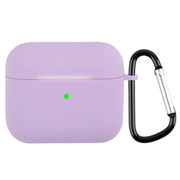 Custodia protettiva in silicone per auricolari wireless con moschettone, with Carabiner Wine Red, with Carabiner Dark Green, with Carabiner Sky Blue, with Carabiner Pink, with Carabiner Thin Persimmon, with Carabiner Light Purple                       ...