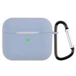 Custodia protettiva in silicone con moschettone per AirPods 3