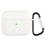 Custodia protettiva in silicone con moschettone per AirPods 3