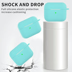 Custodia protettiva in silicone con moschettone per AirPods 3