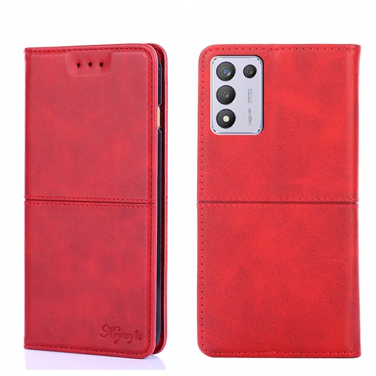 Custodia per telefono in pelle a vibrazione orizzontale magnetica con trama di mucca, For OPPO K9s/Realme Q3s, For OPPO Reno5 A, For OPPO Reno6 5G, For OPPO Reno6 Pro+