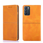 Custodia per telefono in pelle a vibrazione orizzontale magnetica con trama di mucca, For OPPO K9s/Realme Q3s, For OPPO Reno5 A, For OPPO Reno6 5G, For OPPO Reno6 Pro+