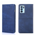 Custodia per telefono in pelle a vibrazione orizzontale magnetica con trama di mucca, For OPPO Reno8, For OPPO Reno8 Pro 5G, For OPPO Reno8 Pro+ 5G, For OPPO Reno6 Pro