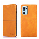 Custodia per telefono in pelle a vibrazione orizzontale magnetica con trama di mucca, For OPPO Reno8, For OPPO Reno8 Pro 5G, For OPPO Reno8 Pro+ 5G, For OPPO Reno6 Pro