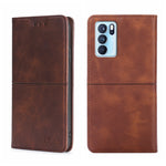 Custodia per telefono in pelle a vibrazione orizzontale magnetica con trama di mucca, For OPPO Reno8, For OPPO Reno8 Pro 5G, For OPPO Reno8 Pro+ 5G, For OPPO Reno6 Pro
