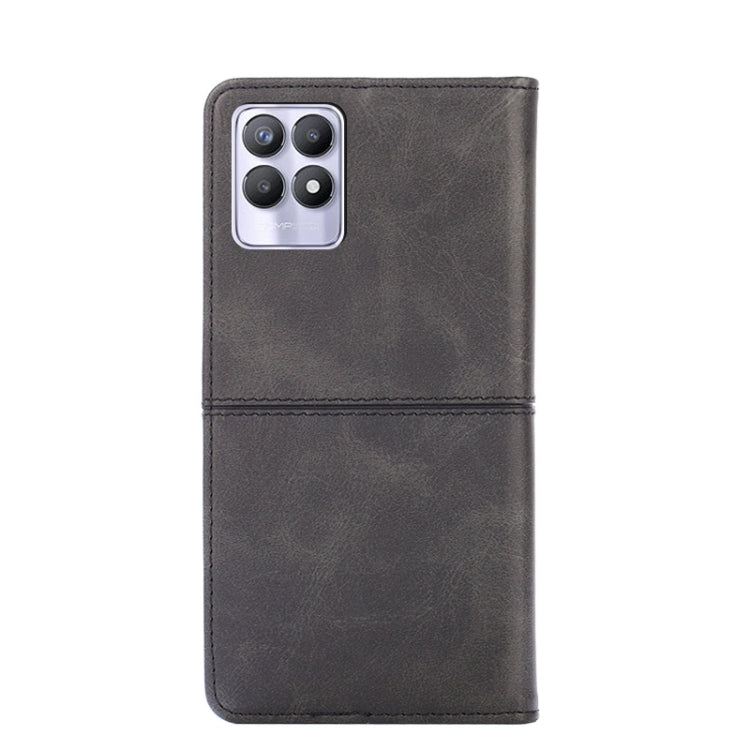Custodia per telefono in pelle a vibrazione orizzontale magnetica con trama di mucca, For OPPO Realme 8i, For OPPO Realme GT Neo2 5G, For OPPO Realme GT Explorer Maste/Realme GT Master/Realme Q3 Pro Carnival, For OPPO Realme Narzo 50A
