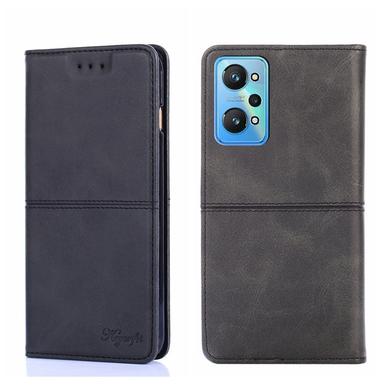 Custodia per telefono in pelle a vibrazione orizzontale magnetica con trama di mucca, For OPPO Realme 8i, For OPPO Realme GT Neo2 5G, For OPPO Realme GT Explorer Maste/Realme GT Master/Realme Q3 Pro Carnival, For OPPO Realme Narzo 50A