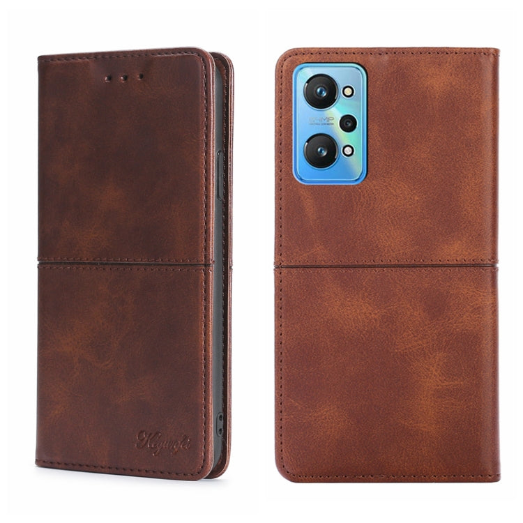 Custodia per telefono in pelle a vibrazione orizzontale magnetica con trama di mucca, For OPPO Realme 8i, For OPPO Realme GT Neo2 5G, For OPPO Realme GT Explorer Maste/Realme GT Master/Realme Q3 Pro Carnival, For OPPO Realme Narzo 50A