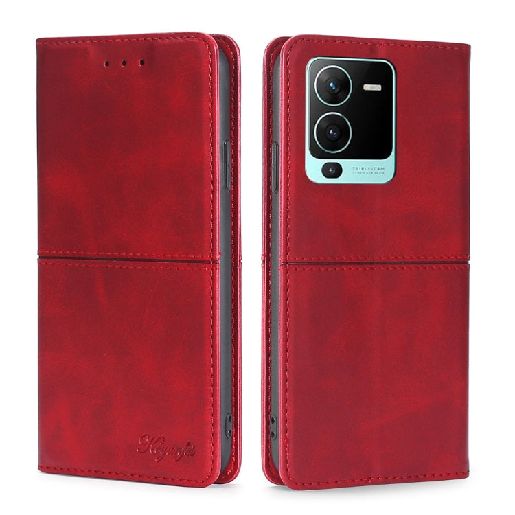 Custodia per telefono in pelle a vibrazione orizzontale magnetica con trama di mucca, For OPPO Realme V13 5G, For vivo S10/S10 Pro, For vivo S15 Pro 5G, For vivo V21 4G/V21 5G