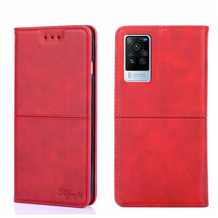 Custodia per telefono in pelle a vibrazione orizzontale magnetica con trama di mucca, For vivo V21e 4G/Y73 2021, For vivo X60 Pro Global/X60 Curved Screen, For vivo X70, For vivo X70 Pro