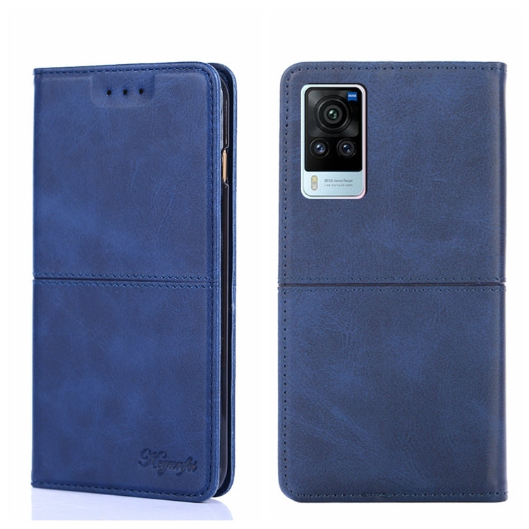 Custodia per telefono in pelle a vibrazione orizzontale magnetica con trama di mucca, For vivo V21e 4G/Y73 2021, For vivo X60 Pro Global/X60 Curved Screen, For vivo X70, For vivo X70 Pro