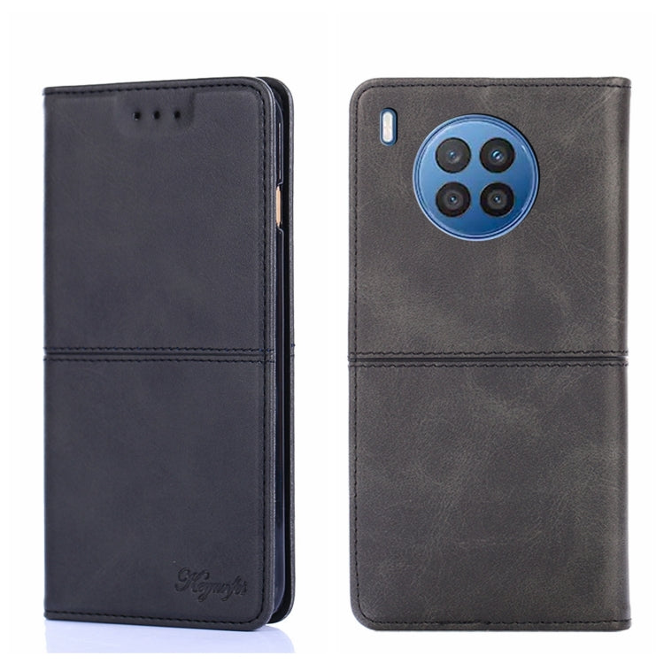 Custodia per telefono in pelle a vibrazione orizzontale magnetica con trama di mucca, For Huawei Nova 8i, For Huawei Nova 9, For Honor 50, For Honor 50 Pro
