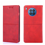 Custodia per telefono in pelle a vibrazione orizzontale magnetica con trama di mucca, For Huawei Nova 8i, For Huawei Nova 9, For Honor 50, For Honor 50 Pro