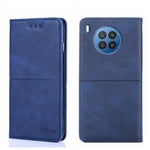 Custodia per telefono in pelle a vibrazione orizzontale magnetica con trama di mucca, For Huawei Nova 8i, For Huawei Nova 9, For Honor 50, For Honor 50 Pro