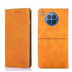 Custodia per telefono in pelle a vibrazione orizzontale magnetica con trama di mucca, For Huawei Nova 8i, For Huawei Nova 9, For Honor 50, For Honor 50 Pro