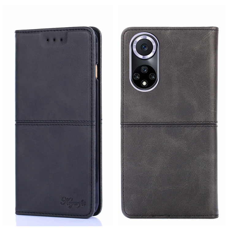 Custodia per telefono in pelle a vibrazione orizzontale magnetica con trama di mucca, For Huawei Nova 8i, For Huawei Nova 9, For Honor 50, For Honor 50 Pro