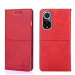 Custodia per telefono in pelle a vibrazione orizzontale magnetica con trama di mucca, For Huawei Nova 8i, For Huawei Nova 9, For Honor 50, For Honor 50 Pro