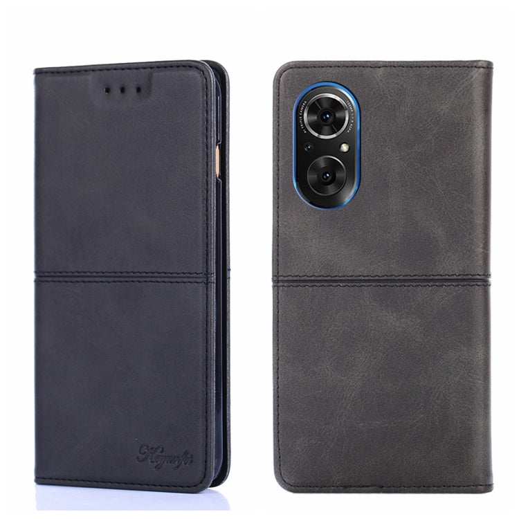 Custodia per telefono in pelle a vibrazione orizzontale magnetica con trama di mucca, For Huawei Nova 8i, For Huawei Nova 9, For Honor 50, For Honor 50 Pro