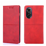 Custodia per telefono in pelle a vibrazione orizzontale magnetica con trama di mucca, For Huawei Nova 8i, For Huawei Nova 9, For Honor 50, For Honor 50 Pro