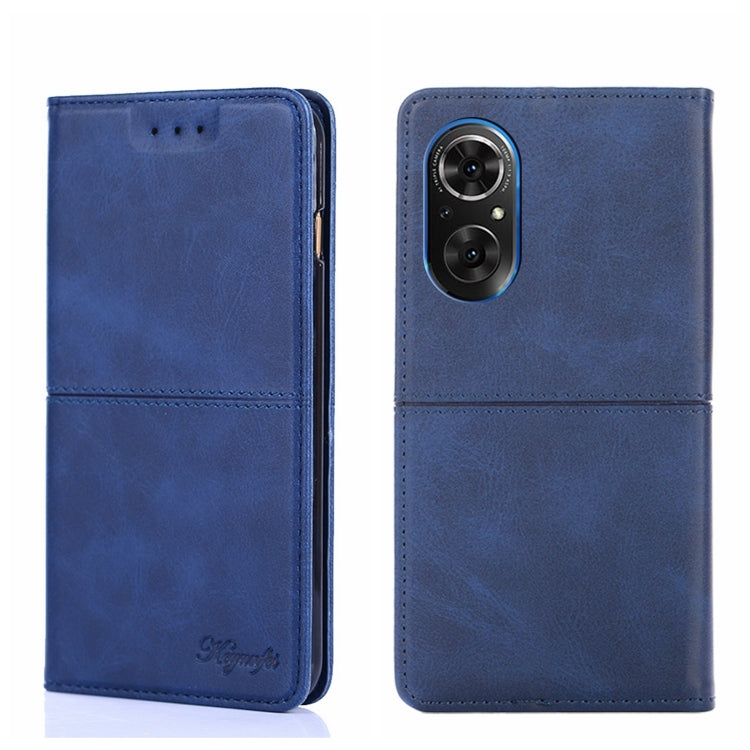 Custodia per telefono in pelle a vibrazione orizzontale magnetica con trama di mucca, For Huawei Nova 8i, For Huawei Nova 9, For Honor 50, For Honor 50 Pro