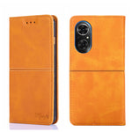 Custodia per telefono in pelle a vibrazione orizzontale magnetica con trama di mucca, For Huawei Nova 8i, For Huawei Nova 9, For Honor 50, For Honor 50 Pro