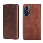 Custodia per telefono in pelle a vibrazione orizzontale magnetica con trama di mucca, For Huawei Nova 8i, For Huawei Nova 9, For Honor 50, For Honor 50 Pro