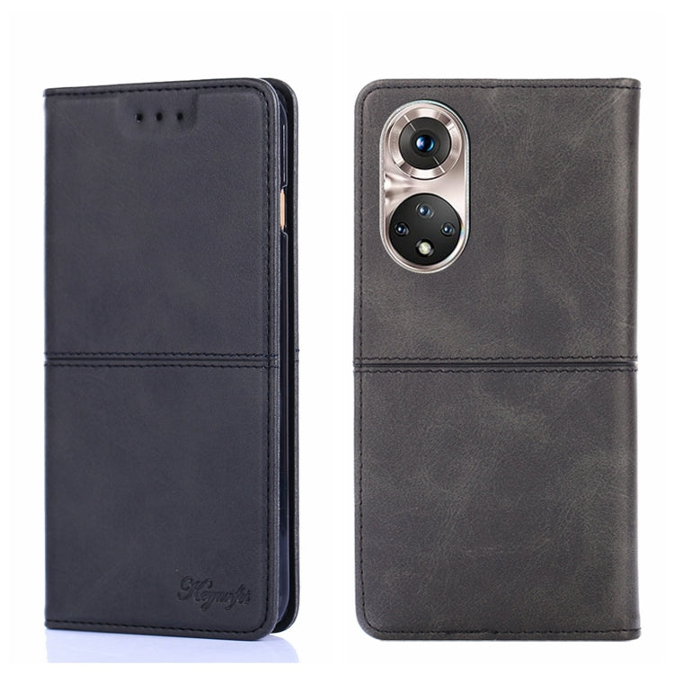 Custodia per telefono in pelle a vibrazione orizzontale magnetica con trama di mucca, For Huawei Nova 8i, For Huawei Nova 9, For Honor 50, For Honor 50 Pro