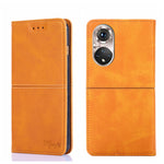 Custodia per telefono in pelle a vibrazione orizzontale magnetica con trama di mucca, For Huawei Nova 8i, For Huawei Nova 9, For Honor 50, For Honor 50 Pro