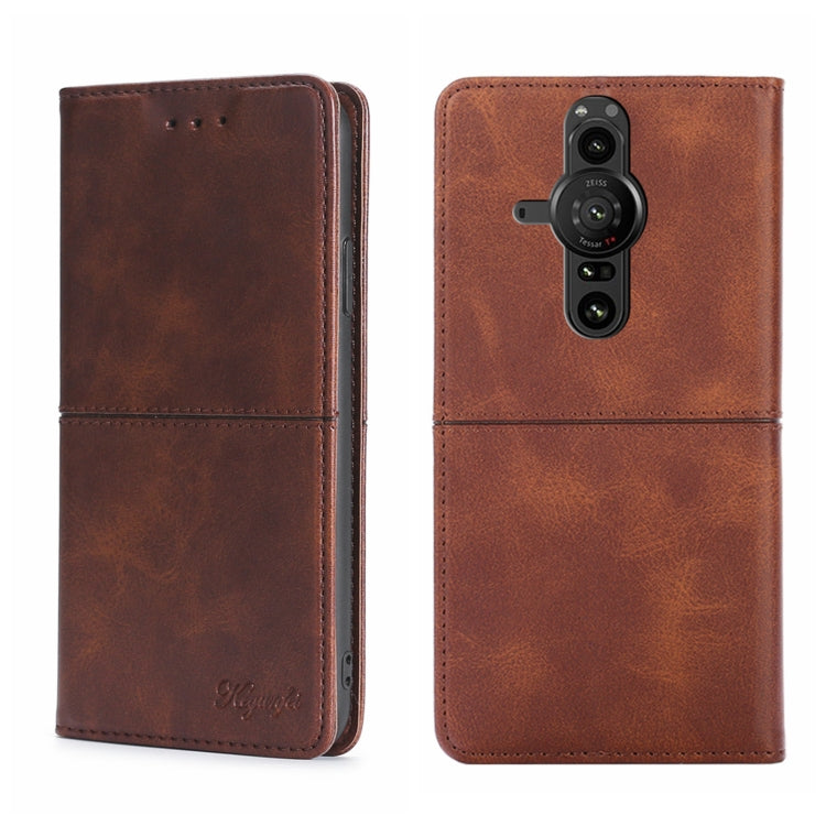 Custodia per telefono in pelle a vibrazione orizzontale magnetica con trama di mucca, For Sony Xperia ACE II, For Sony Xperia Pro-I, For OPPO Reno6 4G