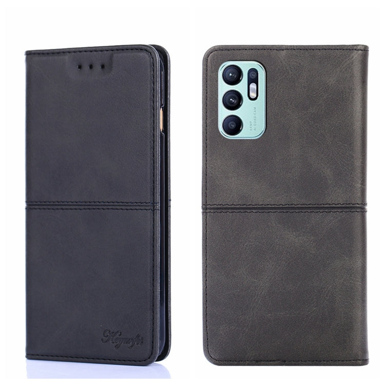 Custodia per telefono in pelle a vibrazione orizzontale magnetica con trama di mucca, For Sony Xperia ACE II, For Sony Xperia Pro-I, For OPPO Reno6 4G