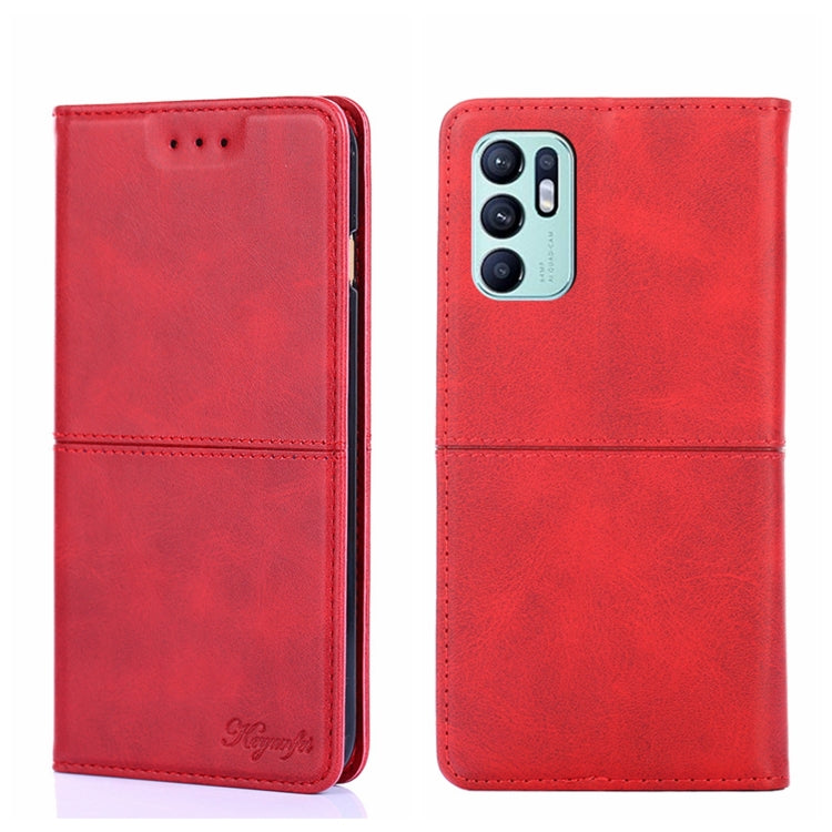 Custodia per telefono in pelle a vibrazione orizzontale magnetica con trama di mucca, For Sony Xperia ACE II, For Sony Xperia Pro-I, For OPPO Reno6 4G