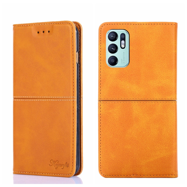 Custodia per telefono in pelle a vibrazione orizzontale magnetica con trama di mucca, For Sony Xperia ACE II, For Sony Xperia Pro-I, For OPPO Reno6 4G