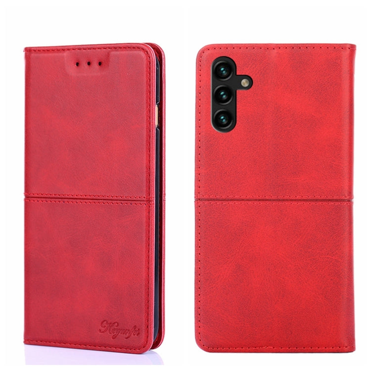 Custodia per telefono in pelle a vibrazione orizzontale magnetica con trama di mucca, For Samsung Galaxy A13 4G, For Samsung Galaxy A13 5G, For Samsung Galaxy A03S 164.2mm, For Samsung Galaxy A03S US Edition165.85mm