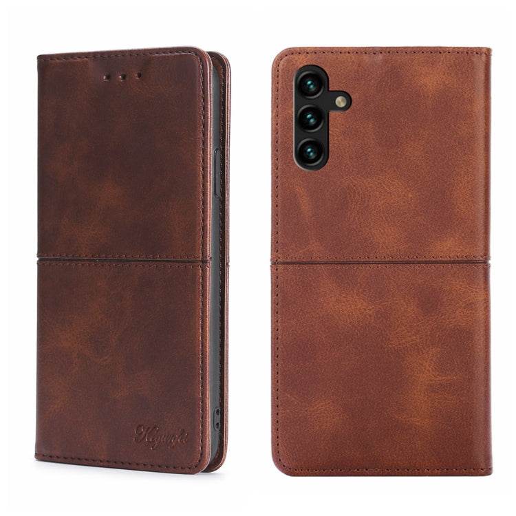 Custodia per telefono in pelle a vibrazione orizzontale magnetica con trama di mucca, For Samsung Galaxy A13 4G, For Samsung Galaxy A13 5G, For Samsung Galaxy A03S 164.2mm, For Samsung Galaxy A03S US Edition165.85mm