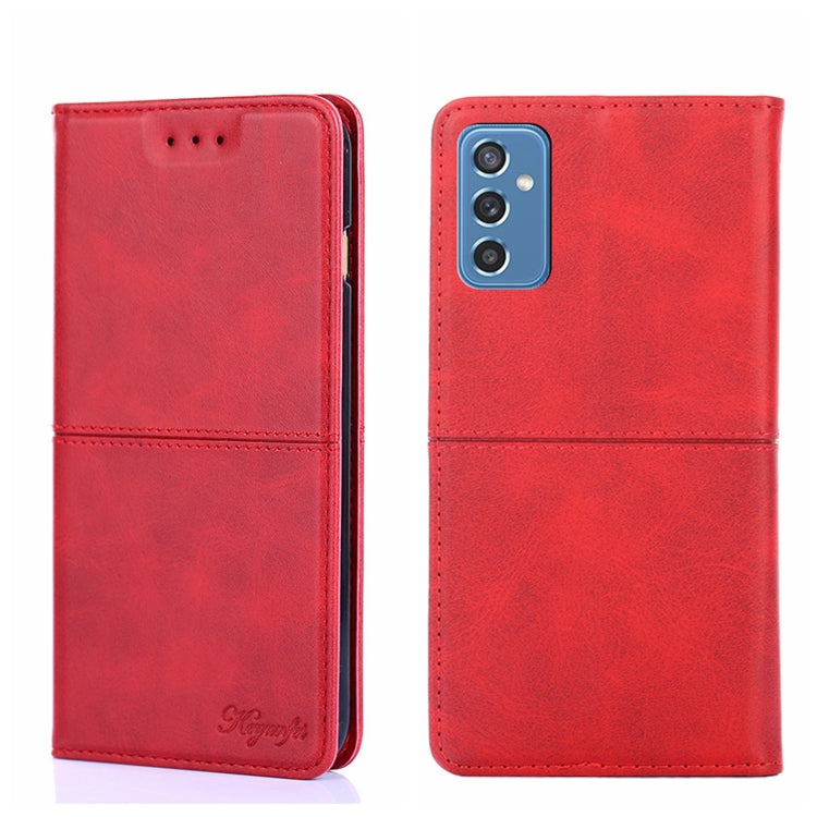Custodia per telefono in pelle a vibrazione orizzontale magnetica con trama di mucca, For Samsung Galaxy M12/F12, For Samsung Galaxy M52 5G, For Samsung Galaxy S21, For Samsung Galaxy S21 Ultra