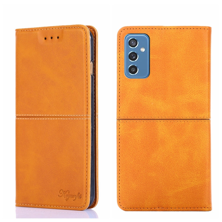 Custodia per telefono in pelle a vibrazione orizzontale magnetica con trama di mucca, For Samsung Galaxy M12/F12, For Samsung Galaxy M52 5G, For Samsung Galaxy S21, For Samsung Galaxy S21 Ultra