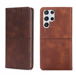 Custodia per telefono in pelle a vibrazione orizzontale magnetica con trama di mucca, For Samsung Galaxy M12/F12, For Samsung Galaxy M52 5G, For Samsung Galaxy S21, For Samsung Galaxy S21 Ultra