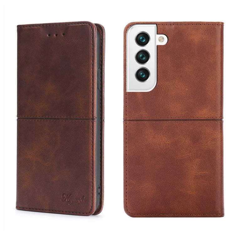 Custodia per telefono in pelle a vibrazione orizzontale magnetica con trama di mucca, For Samsung Galaxy S21 FE, For Samsung Galaxy S22, For Samsung Galaxy S22+, For Samsung Galaxy S22 Ultra
