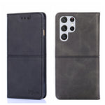 Custodia per telefono in pelle a vibrazione orizzontale magnetica con trama di mucca, For Samsung Galaxy S21 FE, For Samsung Galaxy S22, For Samsung Galaxy S22+, For Samsung Galaxy S22 Ultra