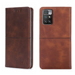 Custodia per telefono in pelle a vibrazione orizzontale magnetica con trama di mucca, For Xiaomi Redmi 10, For Xiaomi Redmi Note 10 Pro 5G China, For Xiaomi Redmi Note 11T Pro 5G/Redmi Note 11T Pro+ 5G, For Xiaomi Redmi Note 11 5G/Poco M4 Pro 5G