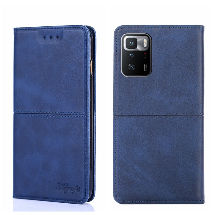 Custodia per telefono in pelle a vibrazione orizzontale magnetica con trama di mucca, For Xiaomi Redmi 10, For Xiaomi Redmi Note 10 Pro 5G China, For Xiaomi Redmi Note 11T Pro 5G/Redmi Note 11T Pro+ 5G, For Xiaomi Redmi Note 11 5G/Poco M4 Pro 5G