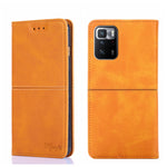 Custodia per telefono in pelle a vibrazione orizzontale magnetica con trama di mucca, For Xiaomi Redmi 10, For Xiaomi Redmi Note 10 Pro 5G China, For Xiaomi Redmi Note 11T Pro 5G/Redmi Note 11T Pro+ 5G, For Xiaomi Redmi Note 11 5G/Poco M4 Pro 5G