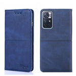 Custodia per telefono in pelle a vibrazione orizzontale magnetica con trama di mucca, For Xiaomi Redmi 10, For Xiaomi Redmi Note 10 Pro 5G China, For Xiaomi Redmi Note 11T Pro 5G/Redmi Note 11T Pro+ 5G, For Xiaomi Redmi Note 11 5G/Poco M4 Pro 5G